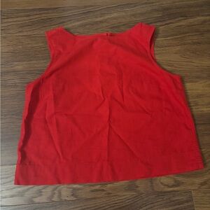 NWOT GAP Red Crop Top (Small)